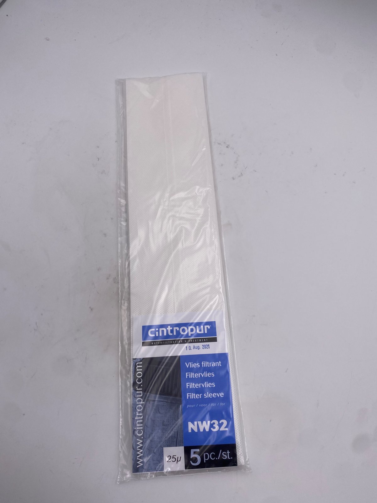 Cintropur filtre sleeve 25 µm NW 32 set 5