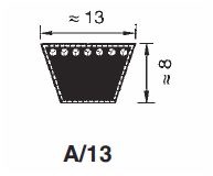 Courroie A37,5 (13x950)