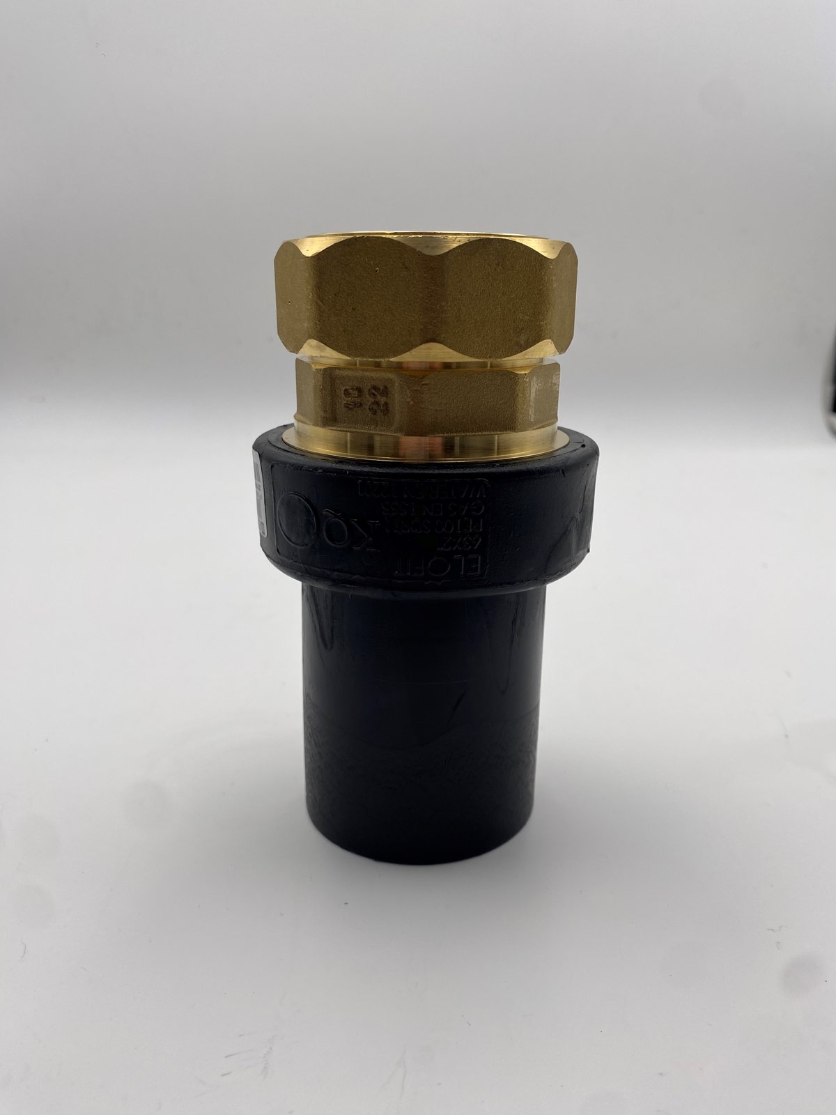 Embout de transition PE/laiton avec bague libre 63x2"