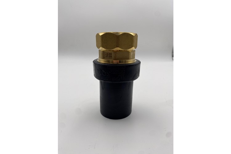 Embout de transition PE/laiton avec bague libre 63x2"