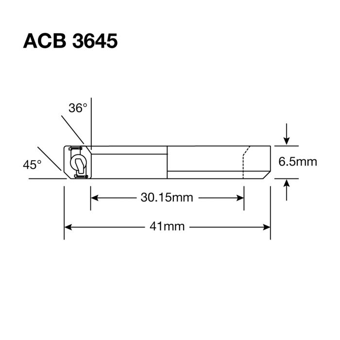 Roulement Enduro ACB 3645 CC SS - 440c Stainless ACB 3645 CC SS - 440c Stainless