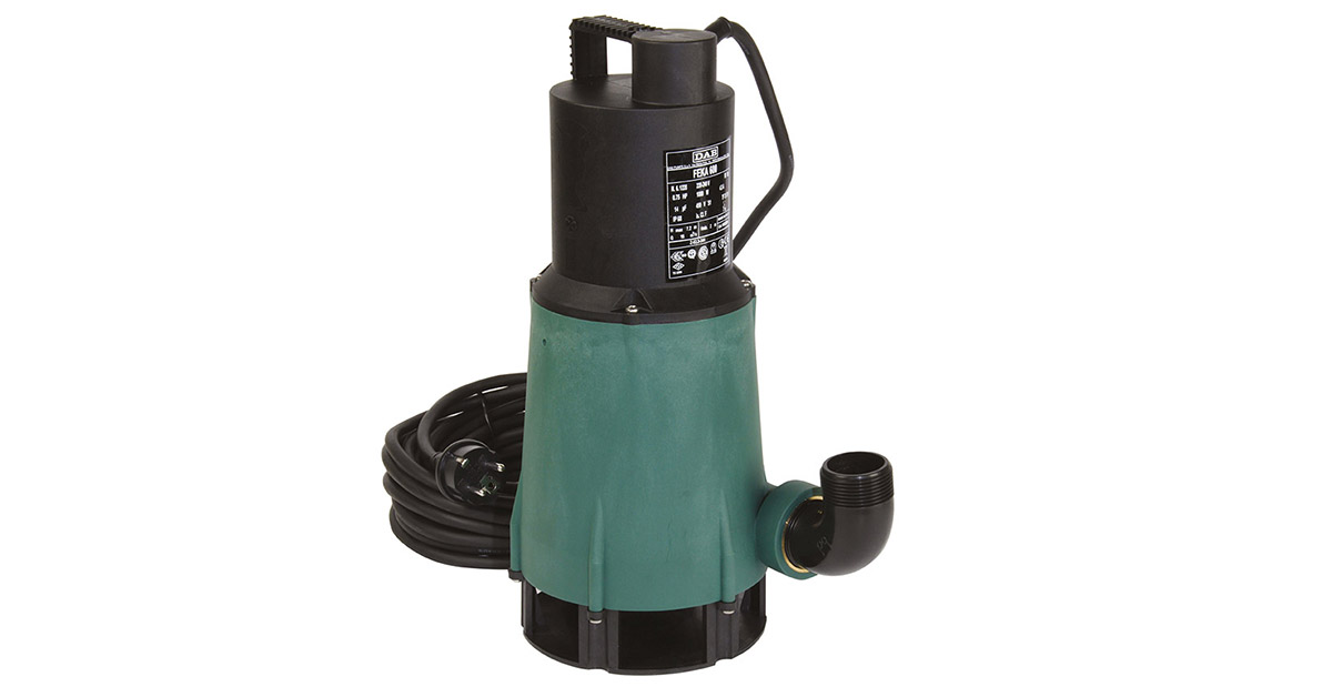 Pompe submersible FEKA 600 M-A SV (Récupel incluse)