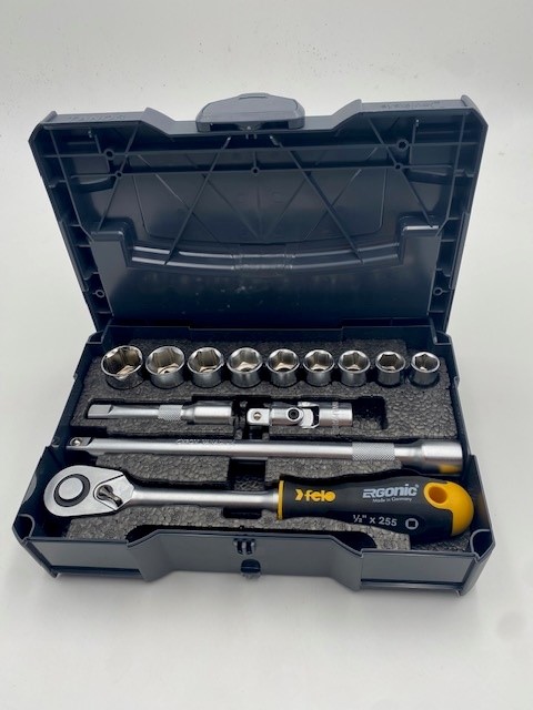 Felo Cliquet ERGONIC 1/2" Jeu 13-pcs. Systainer