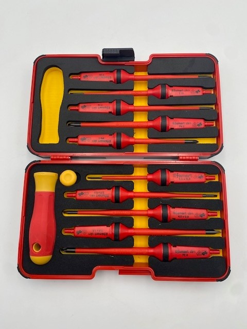 Felo XL-Strongbox E-smart slim VDE 12 pcs. SL/PH/PZ/TORX®