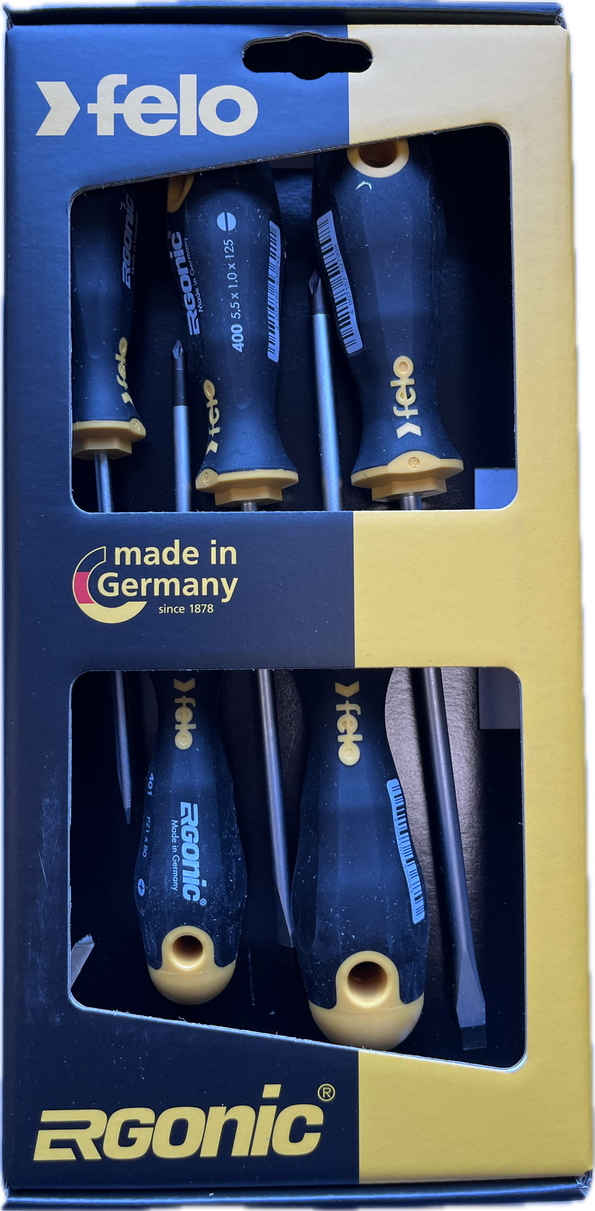 Felo Tournevis ERGONIC 400 Jeu 4-pcs.