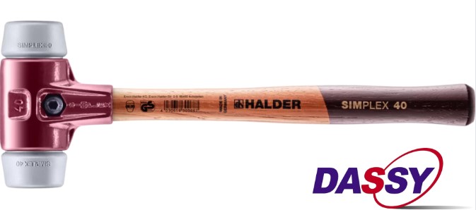 Maillet SIMPLEX à boitier en Fonte manche bois diam 40 TPE-medium