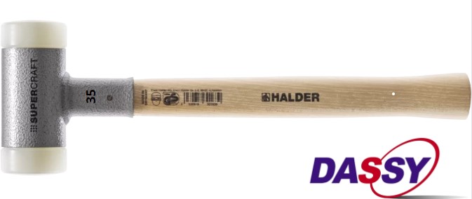 "SUPERCRAFT-Marteau sans recul, 
manche Hickory,
Ø 35Nylon"