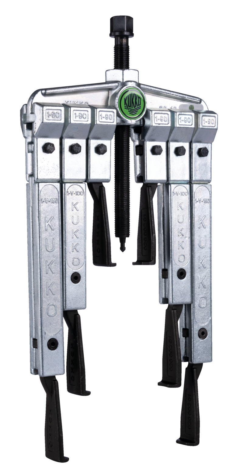 Extracteur universel à 2-bras avec crochets d'extracteur extrêmement fins en set 120x350mm - 20-10-SP-T