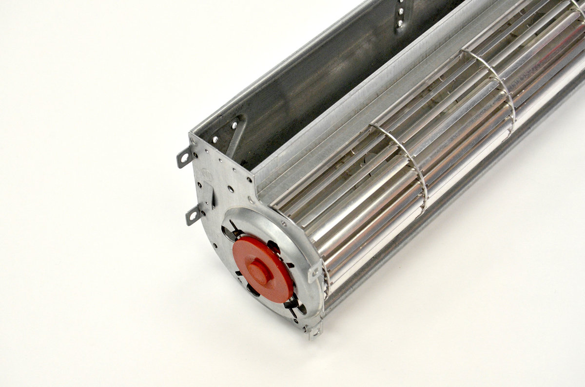 Ventilateur tangentiel turbine diam 45-Lg 180mm mot D - Récupel incluse - 