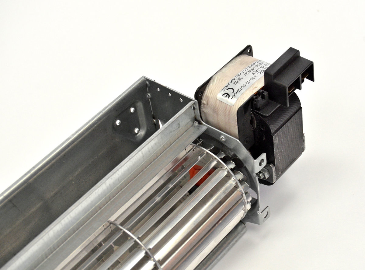 Ventilateur tangentiel turbine diam 45-Lg 180mm mot D - Récupel incluse - 