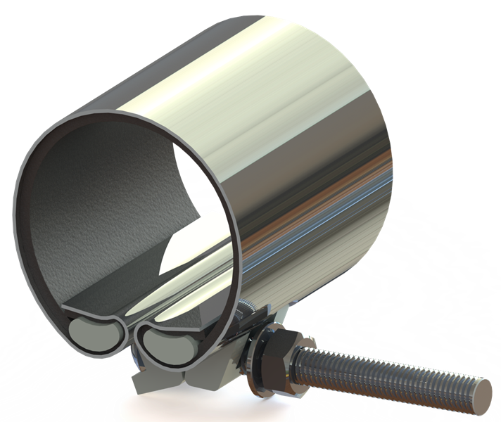 Manchon de réparation court 2'' - 60-64 - L: 80mm