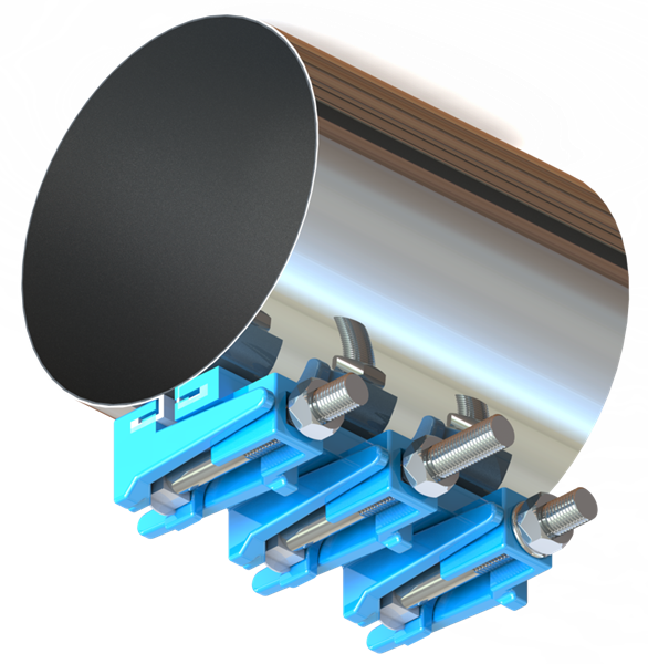 Manchon de réparation long - 68-78 - L : 200mm