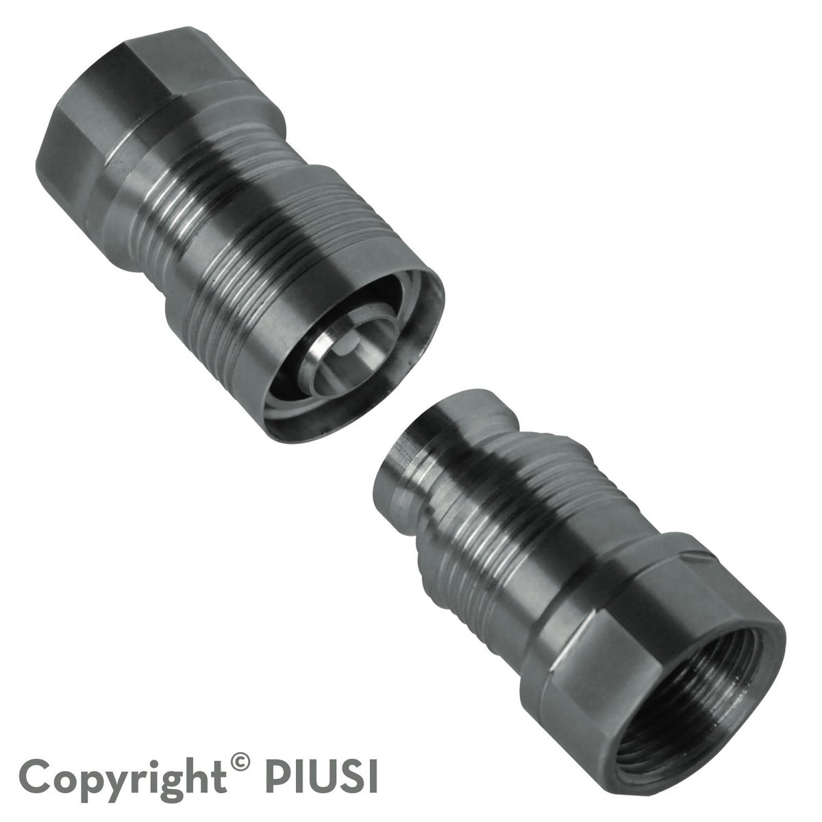 Raccord rapide antigoutte 1"